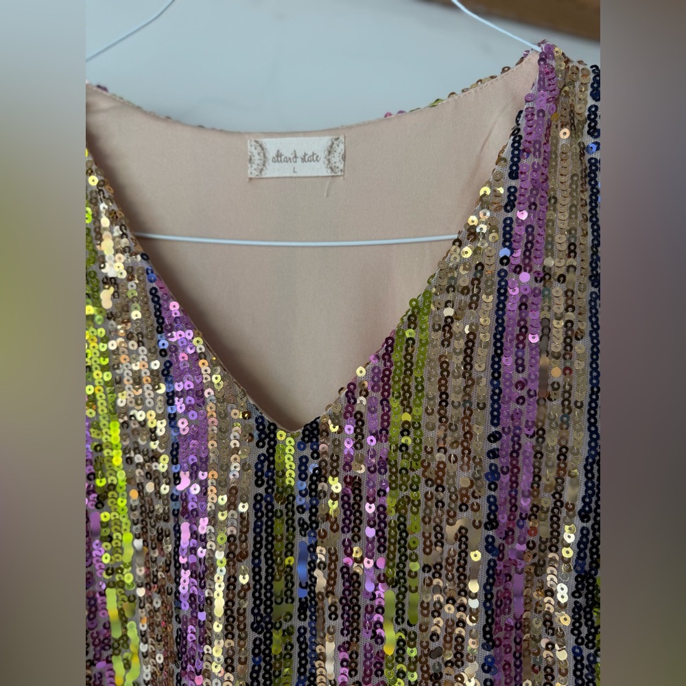 Altar'd State Vibrant Sequin Dress - Picture 2 of 3